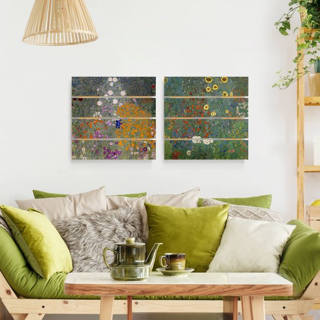 Dekoracja do kuchni Gustav Klimt - W zielonym ogrodzie