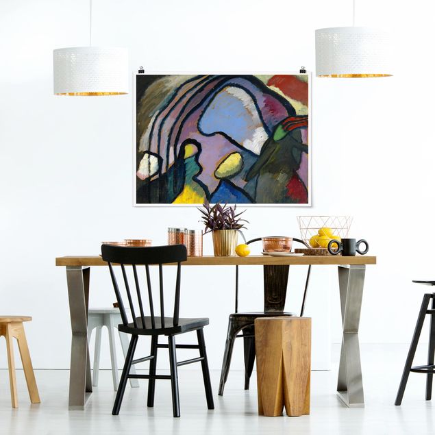 Nowoczesne obrazy do salonu Wassily Kandinsky - Improwizacja