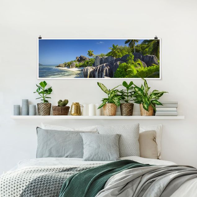 Obrazy do salonu nowoczesne Dream Beach Seychelles