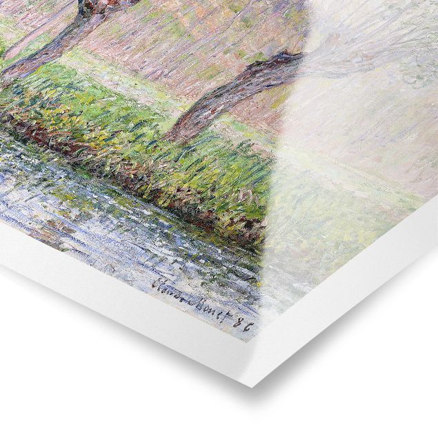 Obrazy krajobraz Claude Monet - Drzewa wierzbowe na wiosnę
