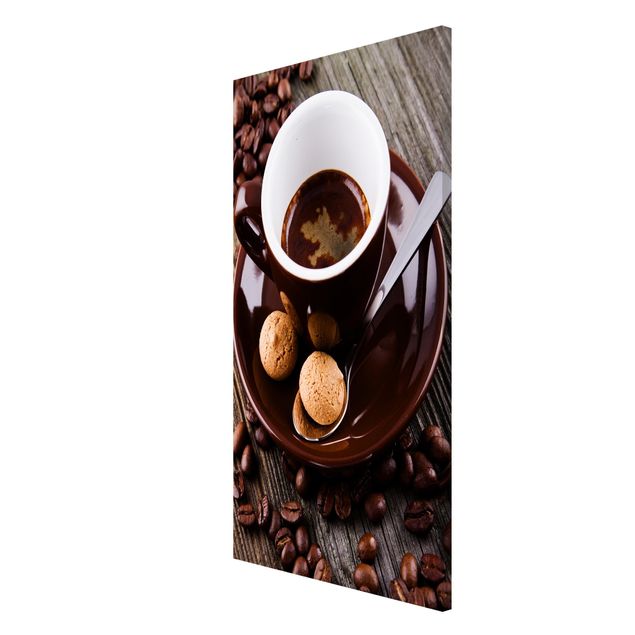 Obrazy z kawą Filiżanka do kawy z ziarnami kawy