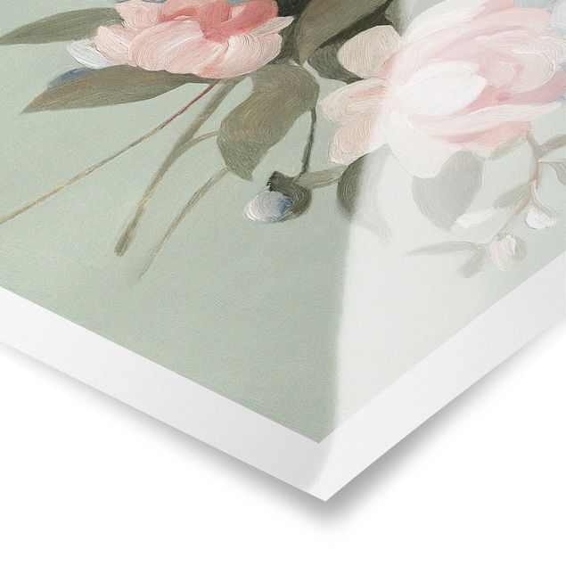 Obraz różowy Bukiet w pastelach I