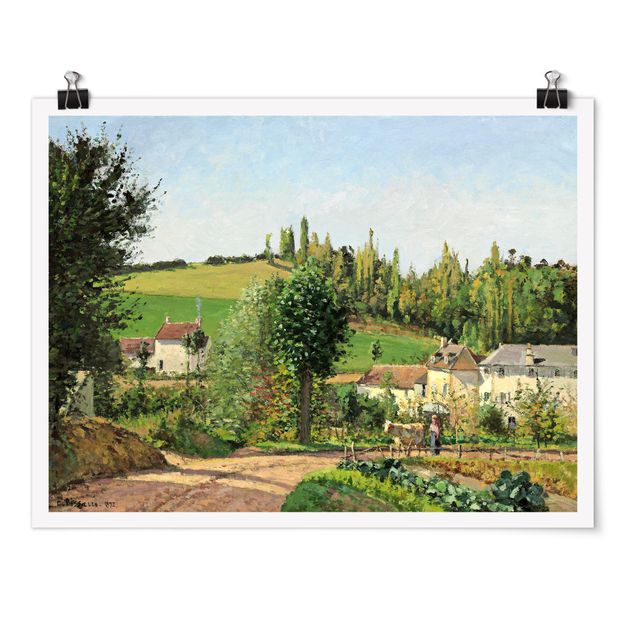 Obrazy impresjonistyczne Camille Pissarro - Mała wioska