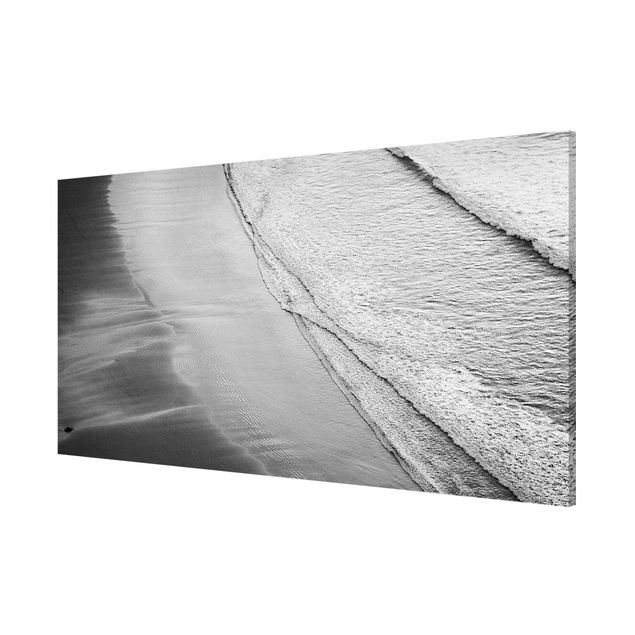 Obrazy nowoczesny Lekki wiatr na plaży czarno-biały