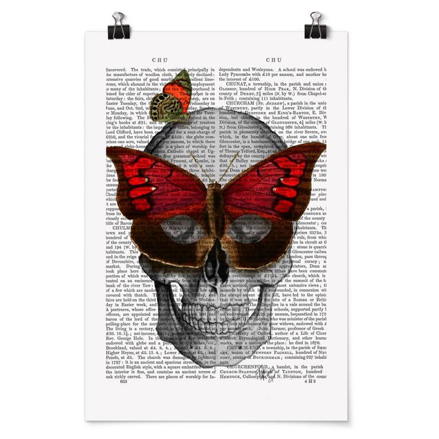 Obrazy motyl Ciekawe czytanie - Maska motyla