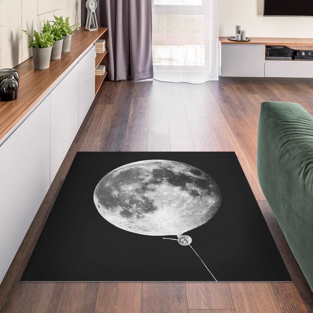 dywany zewnętrzne tarasowe Balon z księżycem