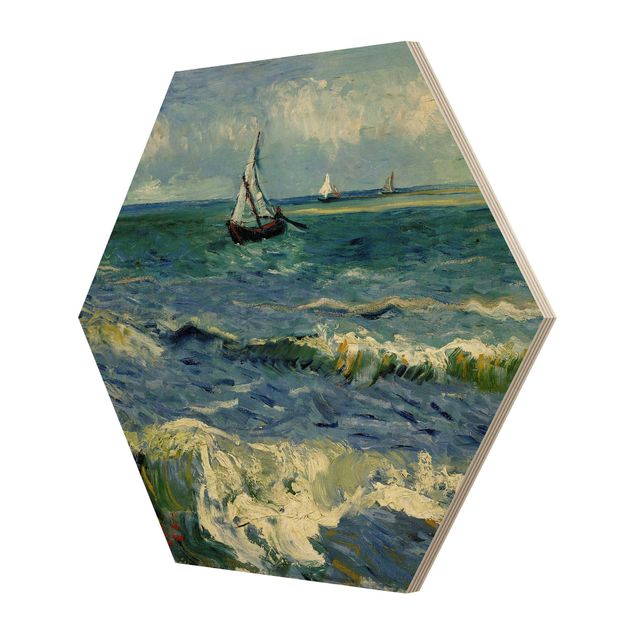 Obrazy z drewna Vincent van Gogh - Pejzaż morski