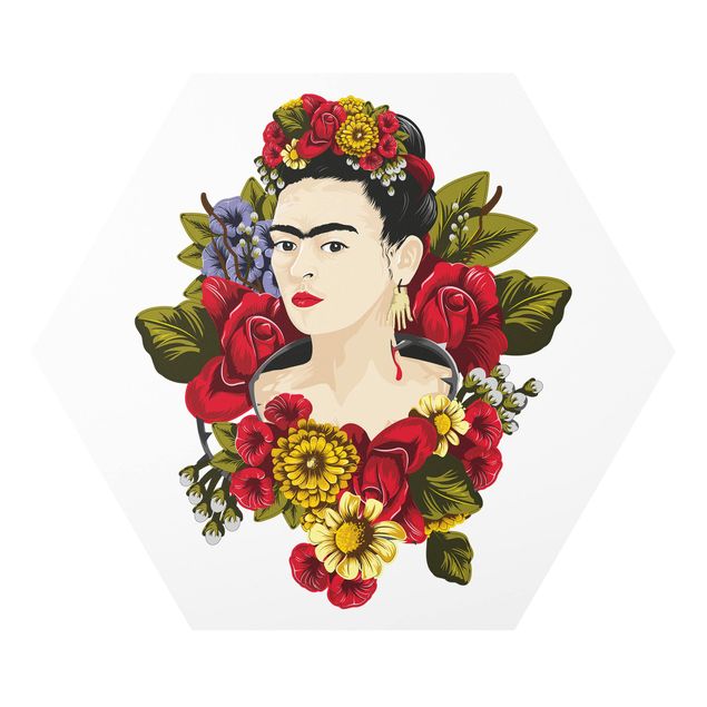 Zwierzęta obrazy Frida Kahlo - Róże