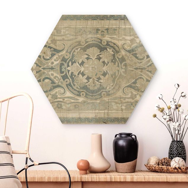 Dekoracja do kuchni Panel drewniany Persian Vintage IV