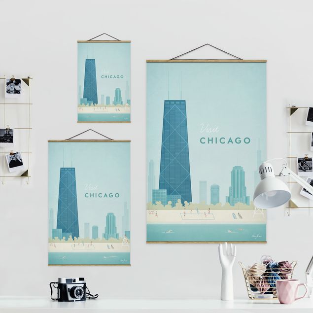 Obrazy artystów Plakat podróżniczy - Chicago