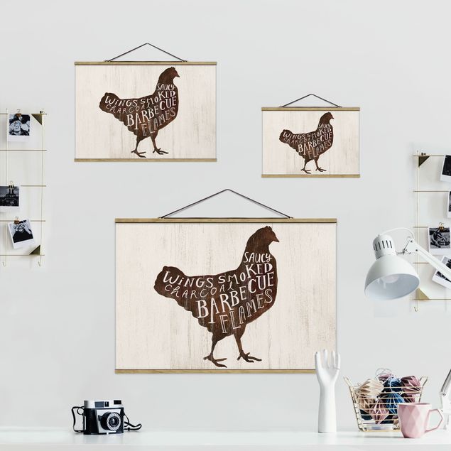 Obrazy na ścianę Gospodarstwo BBQ - kurczak