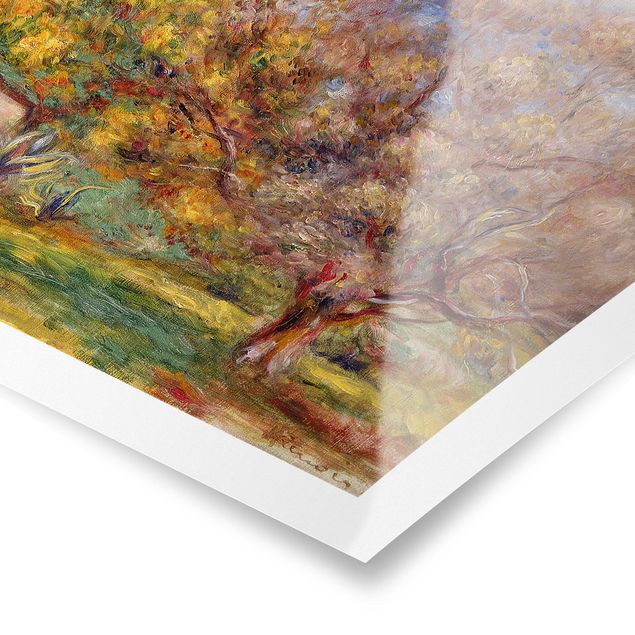 Obrazy krajobraz Auguste Renoir - Ogród z drzewami oliwnymi