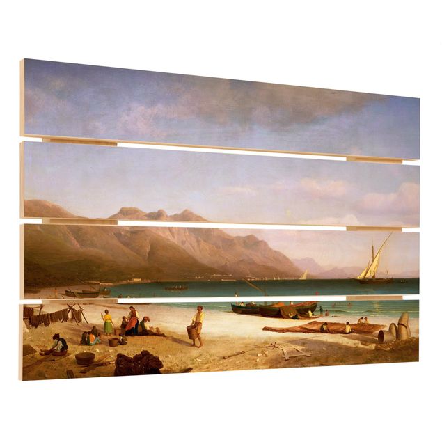 Reprodukcje dzieł sztuki Albert Bierstadt - Zatoka Salerno