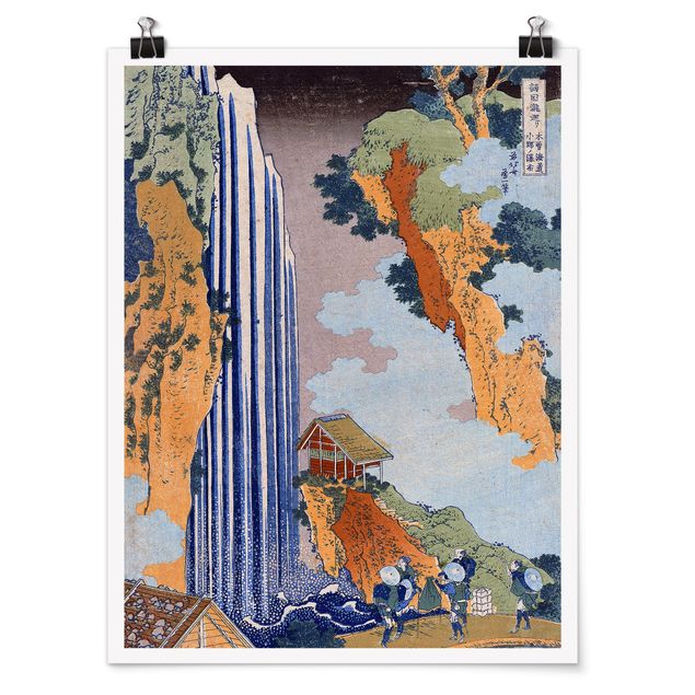 Obrazy krajobraz Katsushika Hokusai - Wodospad Ono
