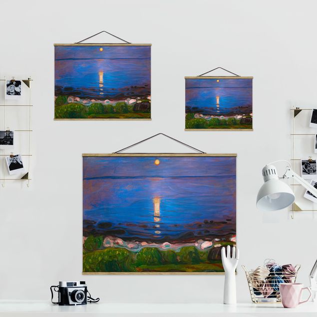 Obrazy na ścianę krajobrazy Edvard Munch - Letnia noc nad morzem
