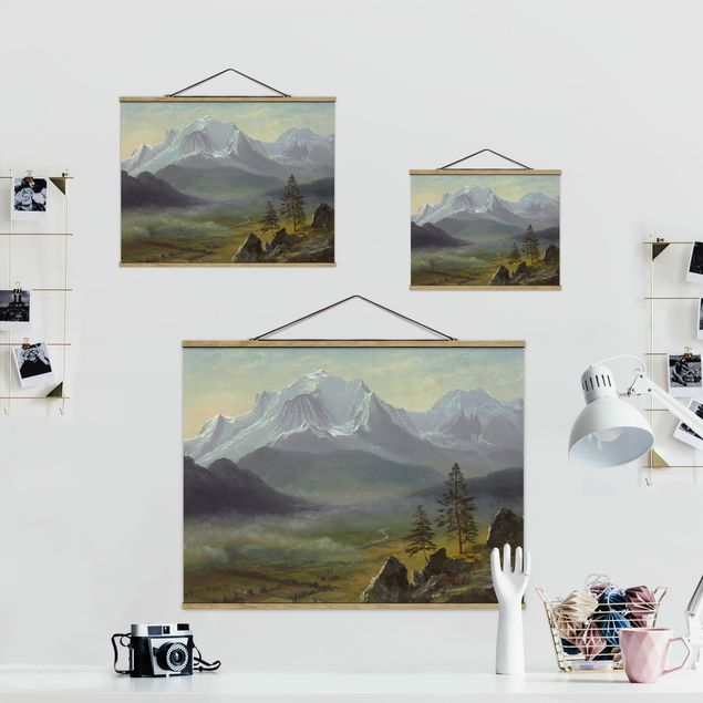 Obrazy krajobraz Albert Bierstadt - Mont Blanc