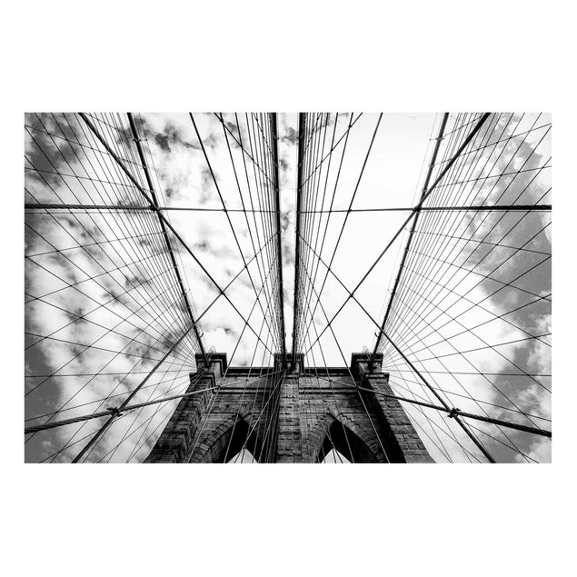 Obrazy do salonu nowoczesne Most Brooklyński w perspektywie