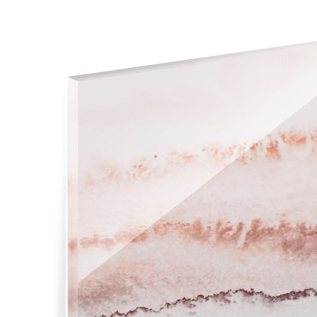 Panel szklany do kuchni - Gra w kolory Dźwięk morza we mgle