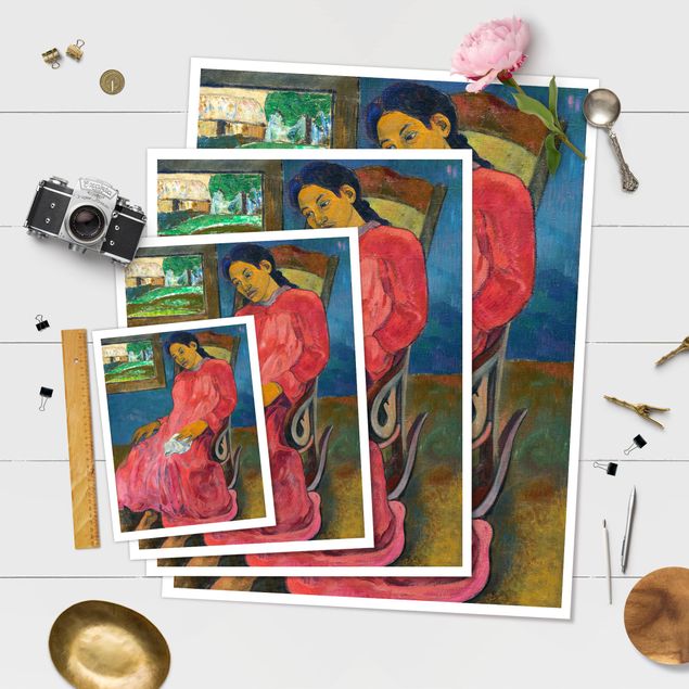 Obrazy Paul Gauguin - Kobieta melancholijna