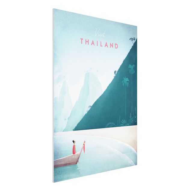 Dekoracja do kuchni Plakat podróżniczy - Tajlandia