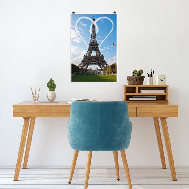 Obrazy nowoczesne Paryż - miasto miłości