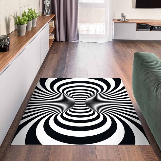 dywany nowoczesne 3d Wir optyczny
