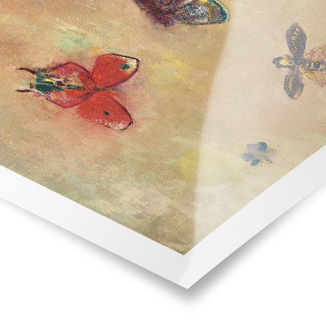 Obrazy kolorowe Odilon Redon - Kolorowe motyle