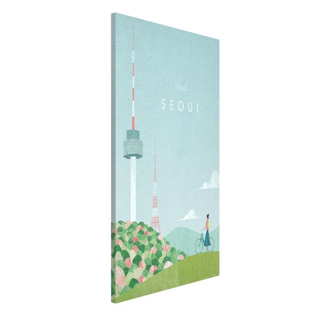 Obrazy Azja Plakat podróżniczy - Seul