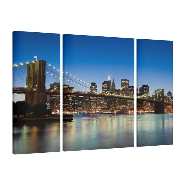 Obrazy nowoczesne Most Brooklyński w Nowym Jorku