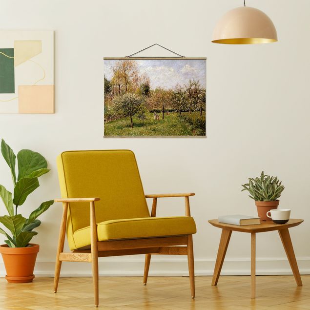 Obrazy do salonu Camille Pissarro - Wiosna w Eragny