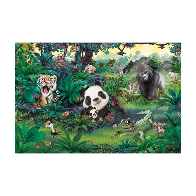 dywan dżungla Animal Club International - Dżungla ze zwierzętami