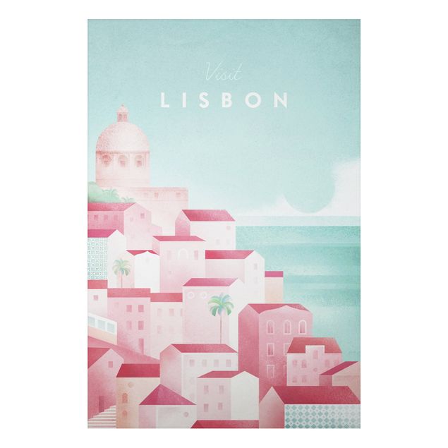 Nowoczesne obrazy do salonu Plakat podróżniczy - Lizbona