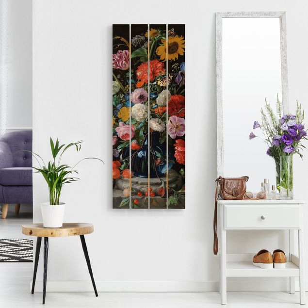 Obrazy na ścianę Jan Davidsz de Heem - Szklany wazon z kwiatami