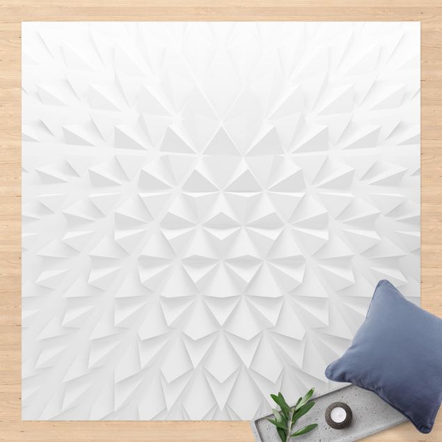 dywan zewnetrzny Wzór geometryczny Efekt 3D