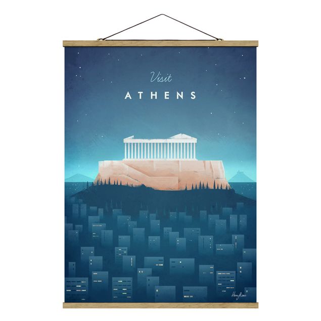 Obrazy retro Plakat podróżniczy - Ateny