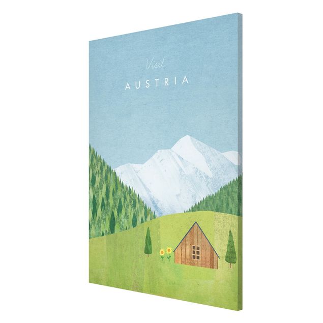 Obrazy nowoczesny Plakat podróżniczy - Austria