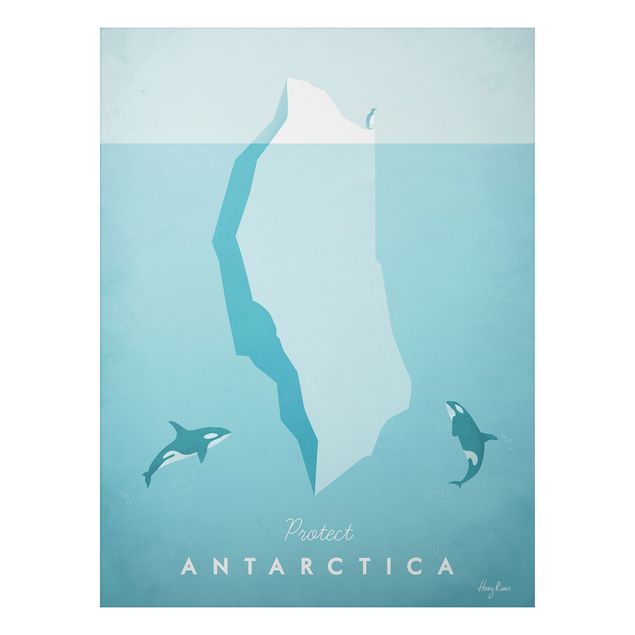 Nowoczesne obrazy do salonu Plakat podróżniczy - Antarktyda