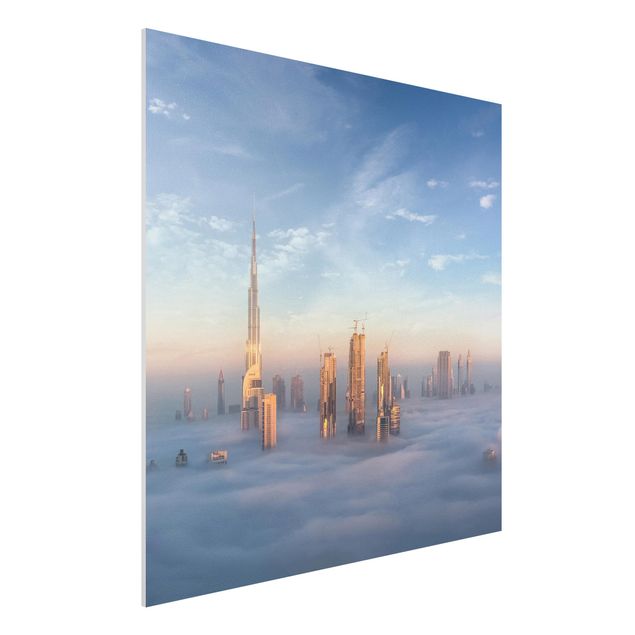 Obrazy Azja Dubaj ponad chmurami