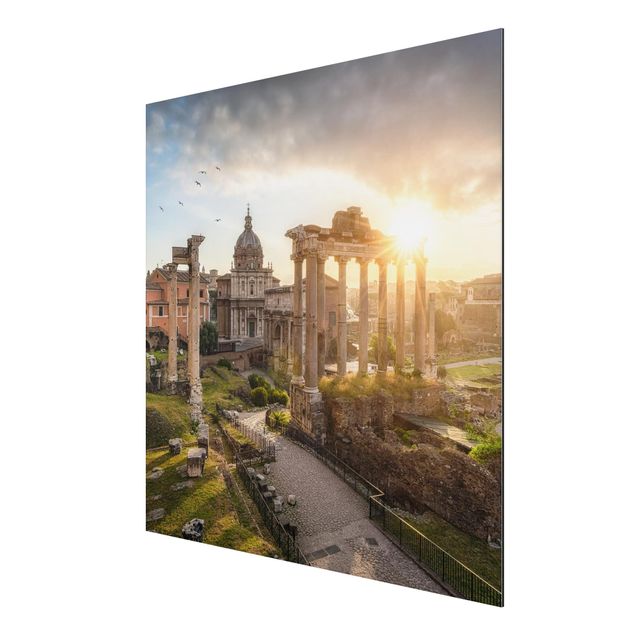 Obrazy nowoczesne Forum Romanum o wschodzie słońca