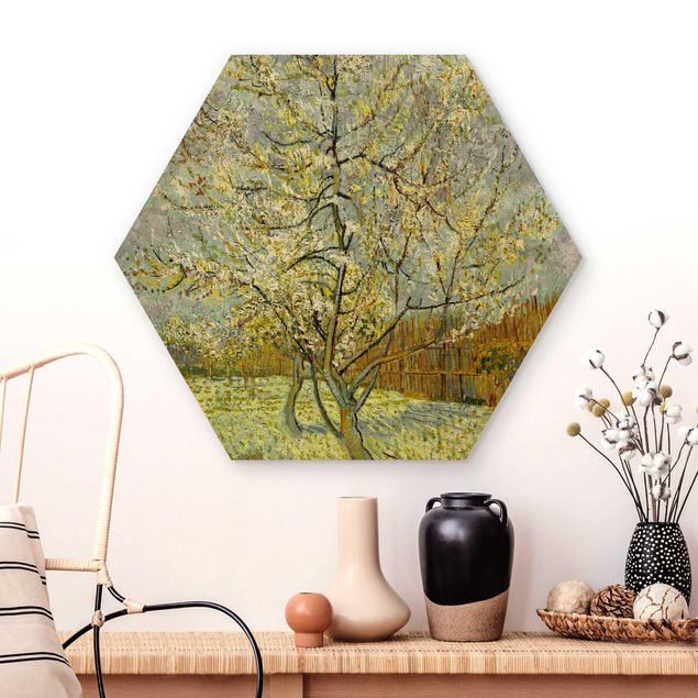 Dekoracja do kuchni Vincent van Gogh - Różowe drzewo brzoskwiniowe