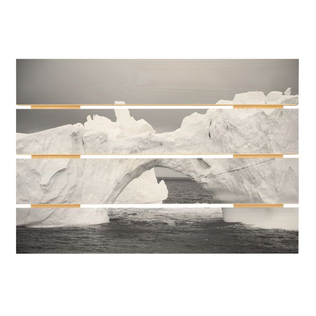 Obraz z drewna - Antarktyczna góra lodowa II