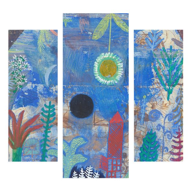 Obrazy na płótnie abstrakcja Paul Klee - Zatopiony pejzaż