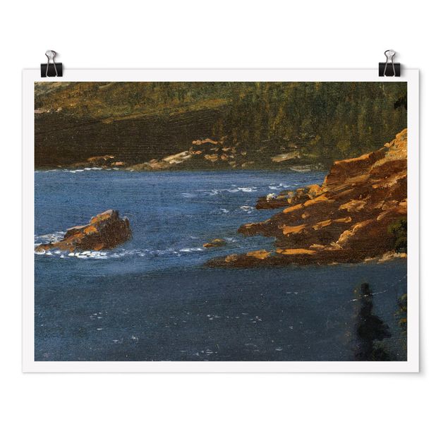 Obrazy morze Albert Bierstadt - Wybrzeże Kalifornii