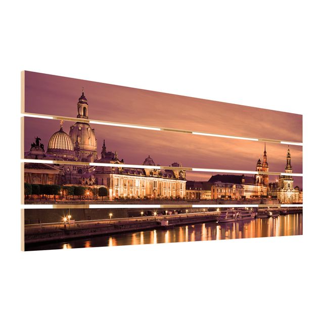 Obraz z drewna - Canaletto View Dresden