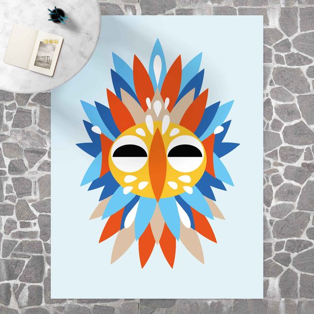 dywan zewnętrzny Kolaż Etno Maska - Papuga