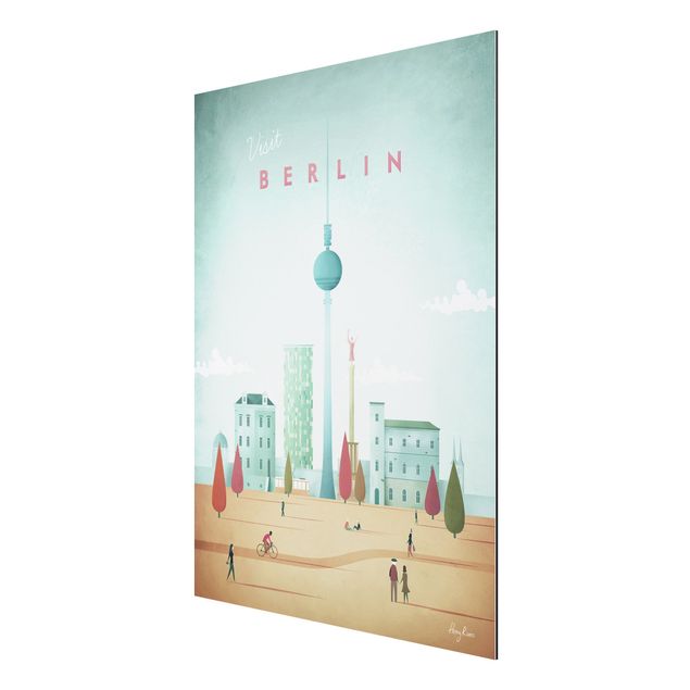 Obrazy do salonu nowoczesne Plakat podróżniczy - Berlin
