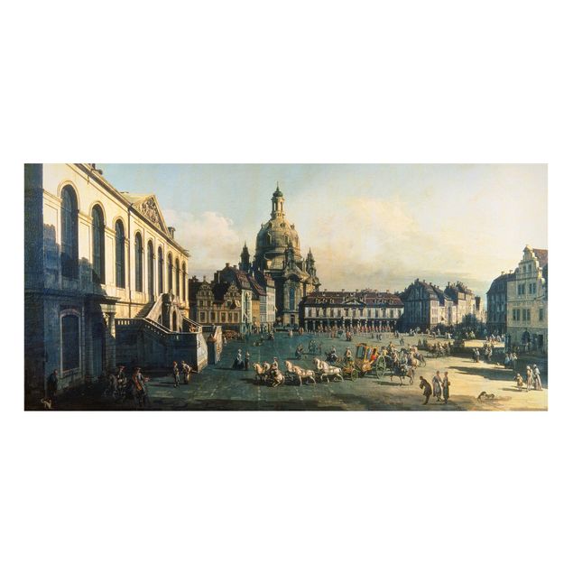 Ekspresjonizm obrazy Bernardo Bellotto - Nowy Rynek w Dreźnie