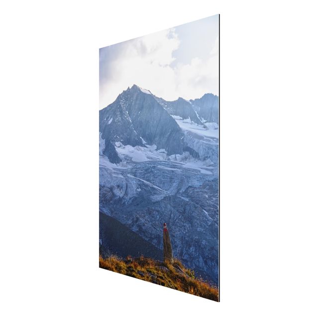 Obrazy nowoczesne Waymarking w Alpach