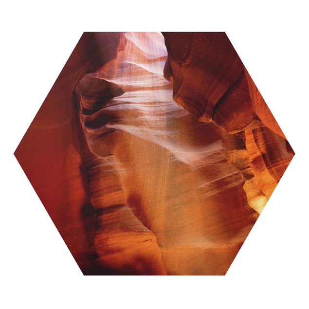Pomarańczowy obraz Kanion Antylopy