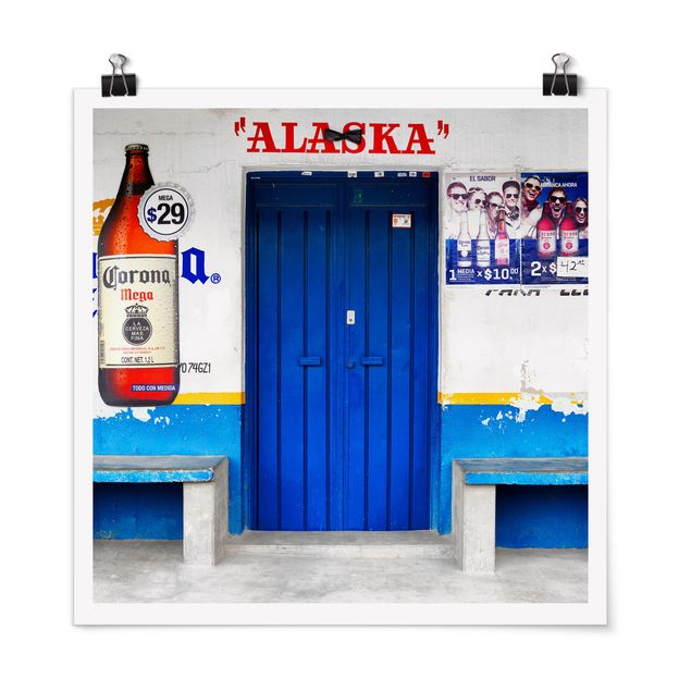 Obrazy nowoczesne ALASKA Niebieski Bar